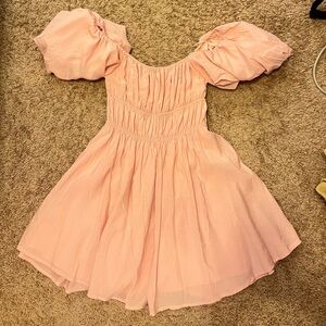 Boutique small baby pink babydoll dress